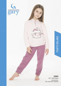 LITTLE GIRL PAJAMAS Q20064 Tellini S.r.l. Wholesale Clothing